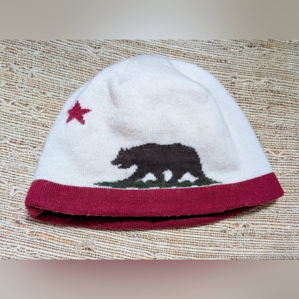 Patagonia California Republic Beanie, Brown Bear Silhouette | Kids